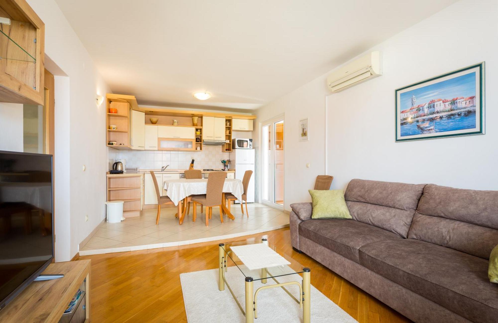 Apartment Mia - Spacious Apartment On 85 M2 With Beautiful Sea View Traù Esterno foto